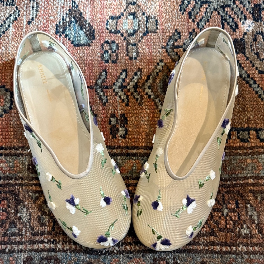 Khaite Marcy Sheer Flats